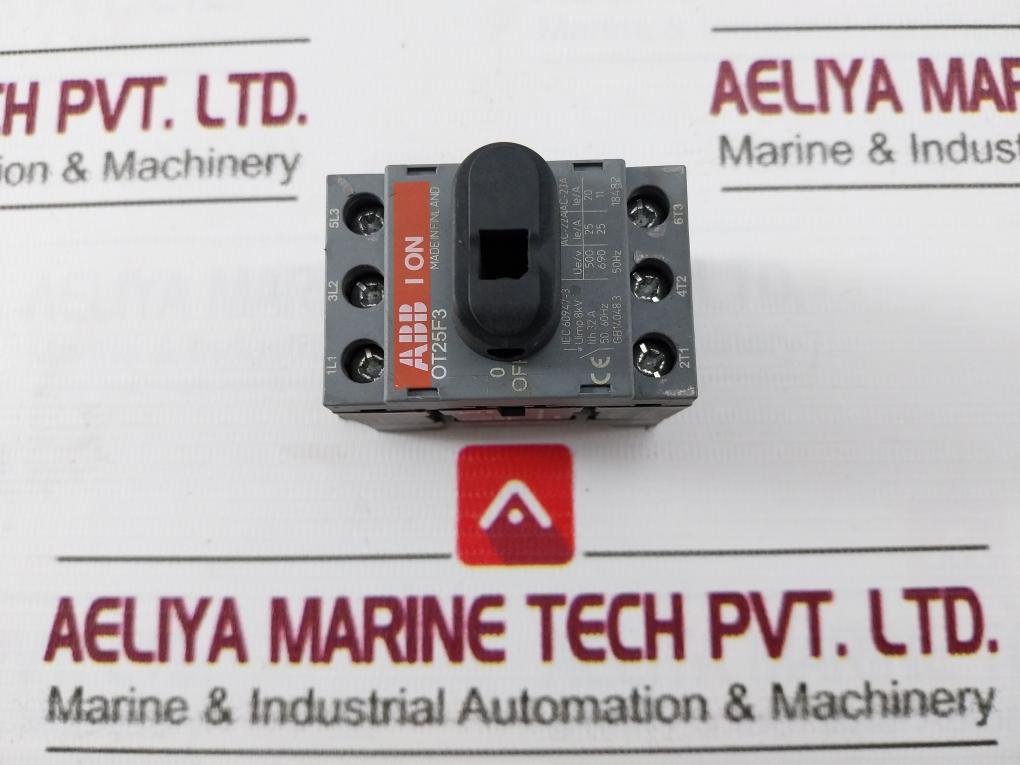 Abb Ot25F3 Disconnect Switch 50-60Hz 32A 60-75°C