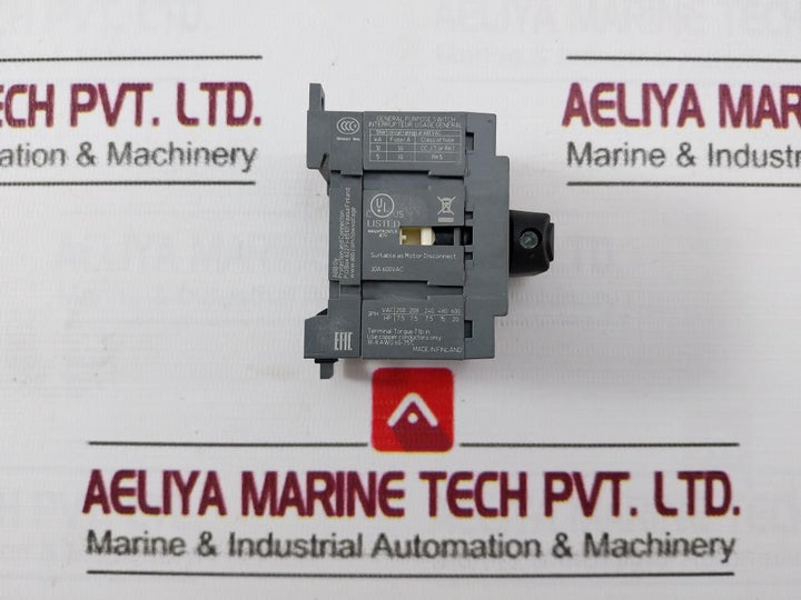 Abb Ot25F3 Disconnect Switch 50-60Hz 32A 60-75°C