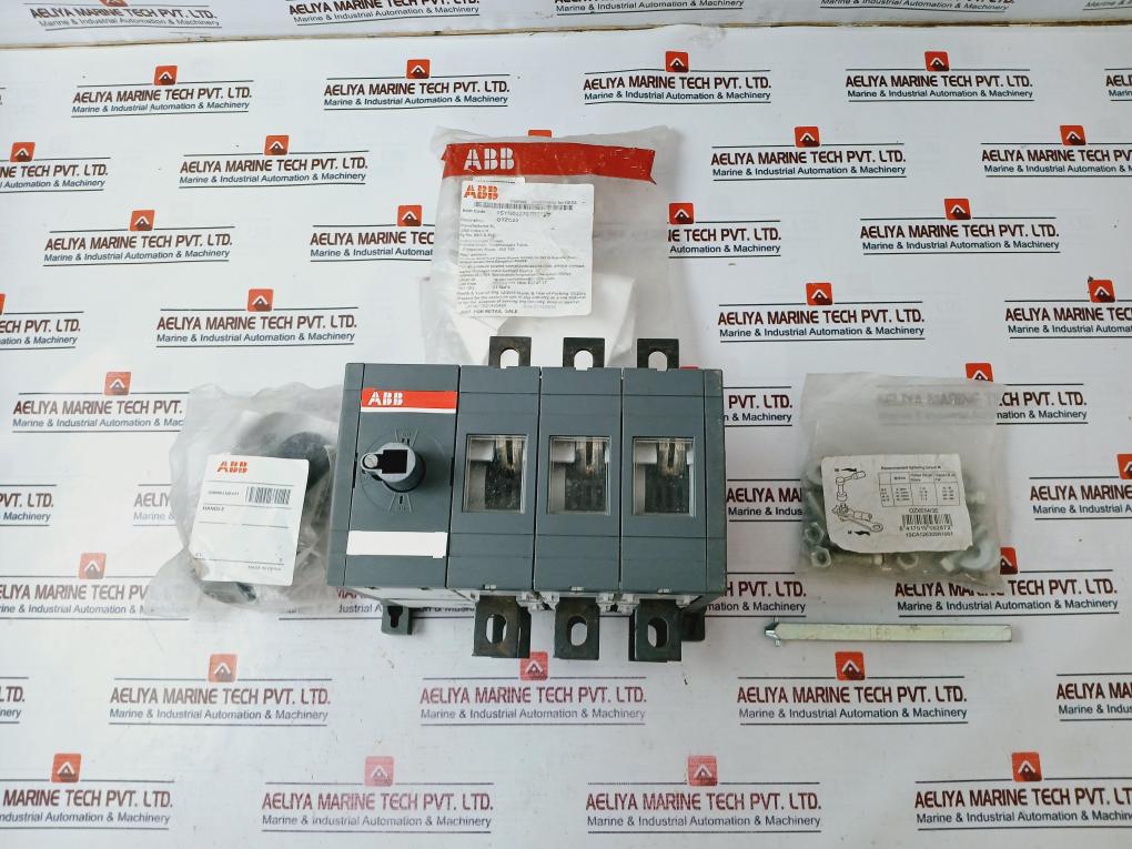 ABB OT400E03C/ OH-J Circuit Breaker with Handle 400A 50/60Hz