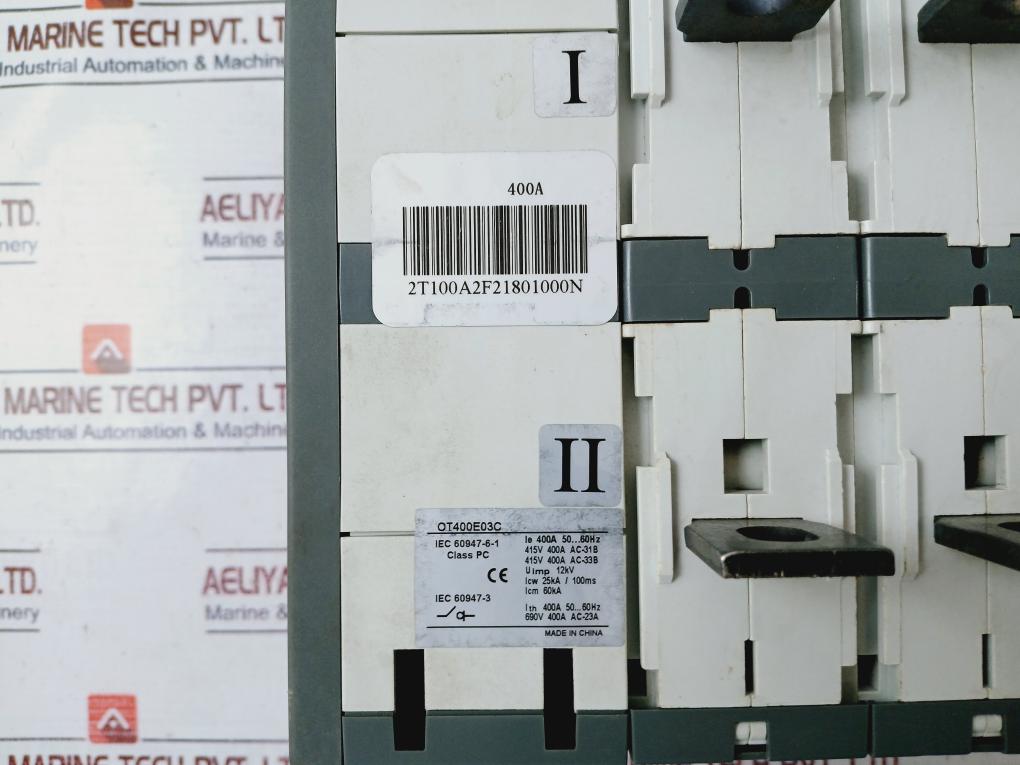 ABB OT400E03C/ OH-J Circuit Breaker with Handle 400A 50/60Hz