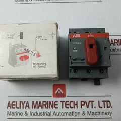 Abb Ot63E3 Load Break Switch 600 Vac 80A 50-60Hz 1Sca022352R7090