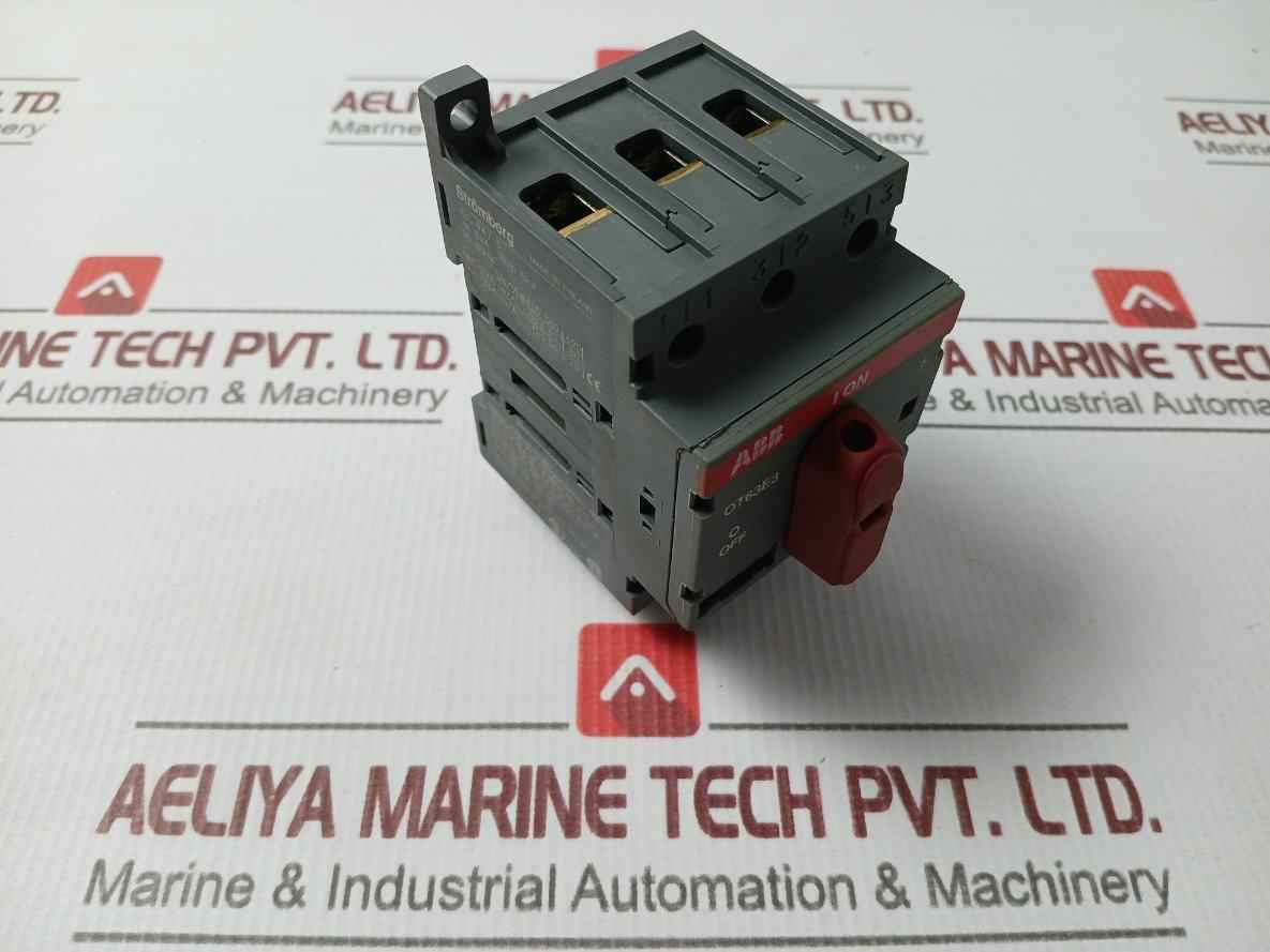 Abb Ot63E3 Load Break Switch 600 Vac 80A 50-60Hz 1Sca022352R7090
