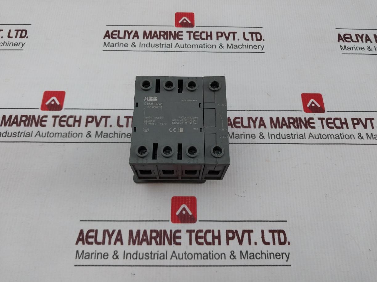 Abb Ot63Ft4N2 Diconnect Switch 600Vac-60A-50-60Hz