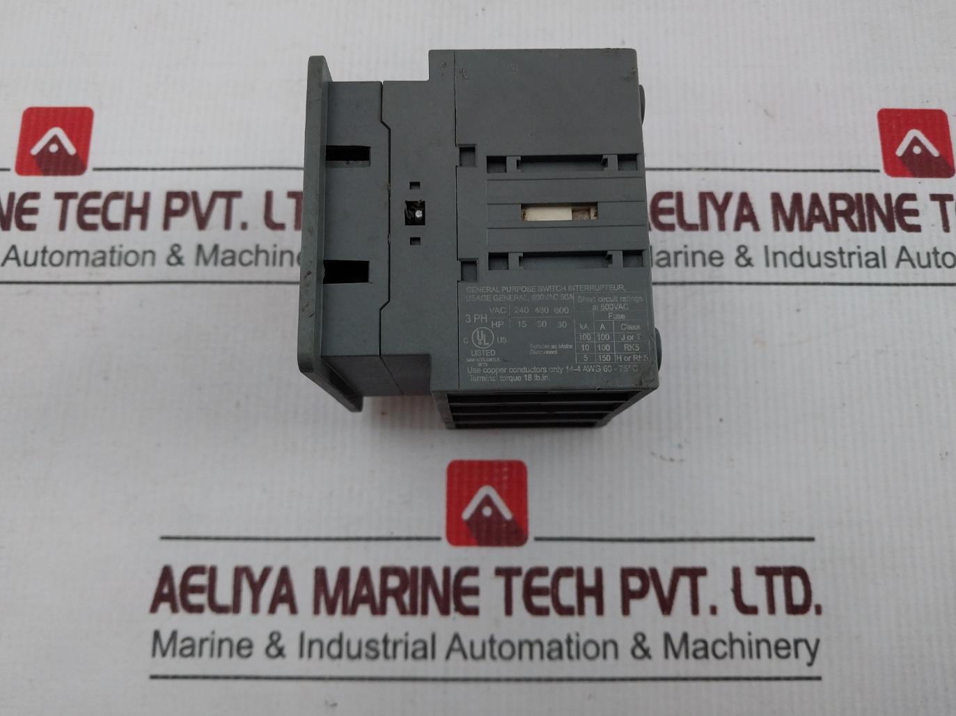 Abb Ot63Ft4N2 Diconnect Switch 600Vac-60A-50-60Hz