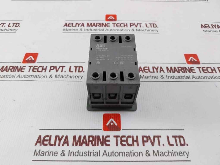 Abb Ot63ft4n2 Disconnect Switch