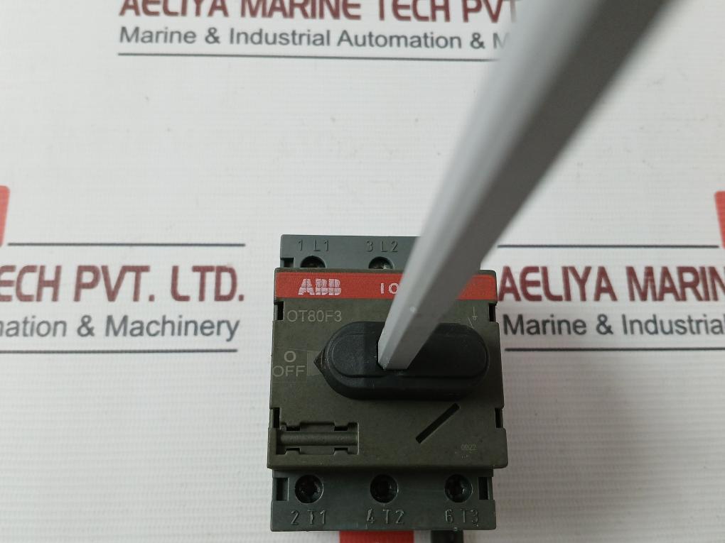 Abb Ot80F3 Switch-disconnector 50-60Hz 600Vac 80A Awg 60-75C A000264