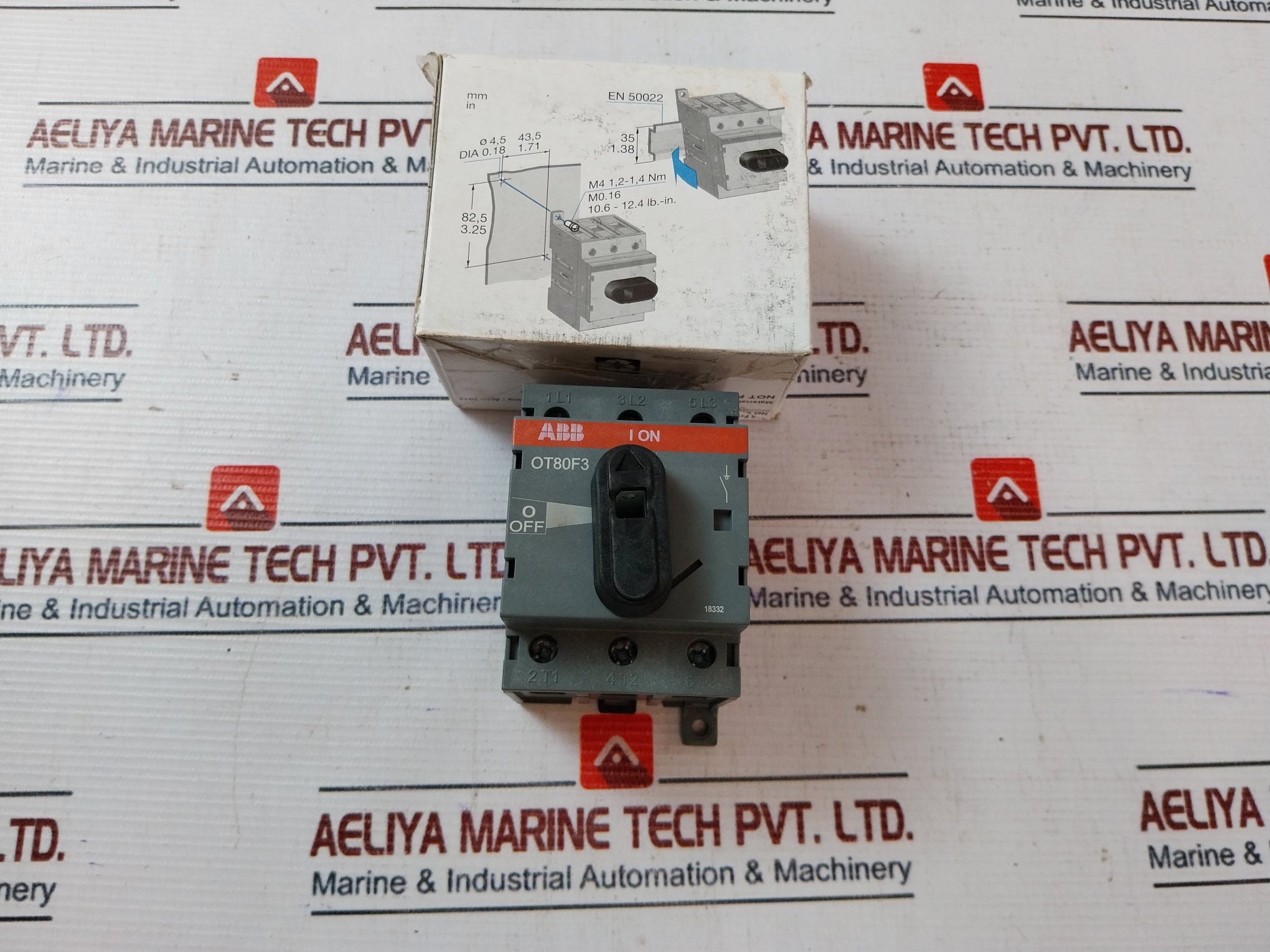 Abb Ot80F3 Switch Disconnector 1Sca105798R1001 80A 8Kv 50…60Hz