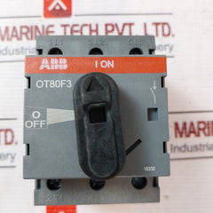 Abb Ot80F3 Switch Disconnector 1Sca105798R1001 80A 8Kv 50…60Hz