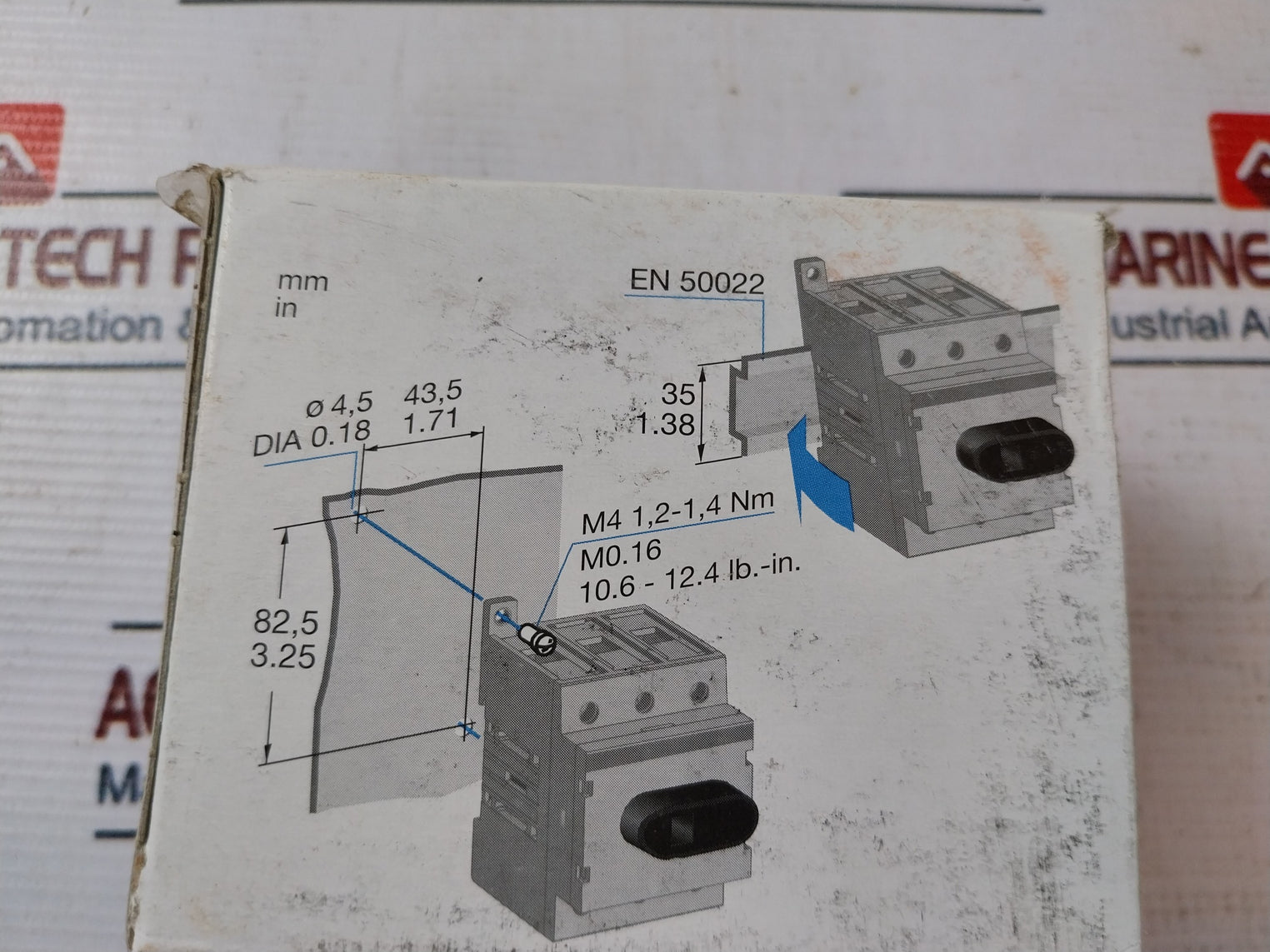 Abb Ot80F3 Switch Disconnector 1Sca105798R1001 80A 8Kv 50…60Hz