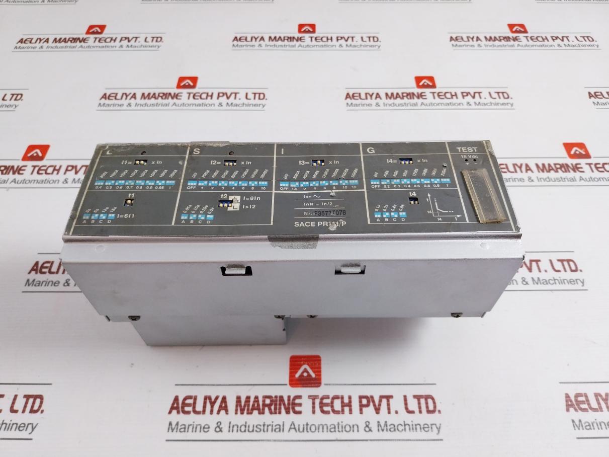 Abb Overcurrent Release Protection Unit 15 Vdc Part No: Sace Pr111/P