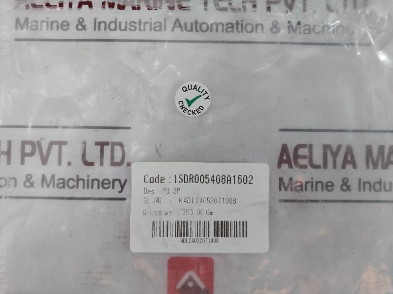 Abb P3N 400 Circuit Breaker Ce36304993 Adl24052071998 006010