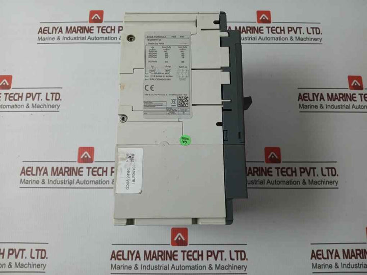 Abb P3S 630 Formula Dsp Circuit Breaker Iec60947-2 50-60Hz 2-pole 630A