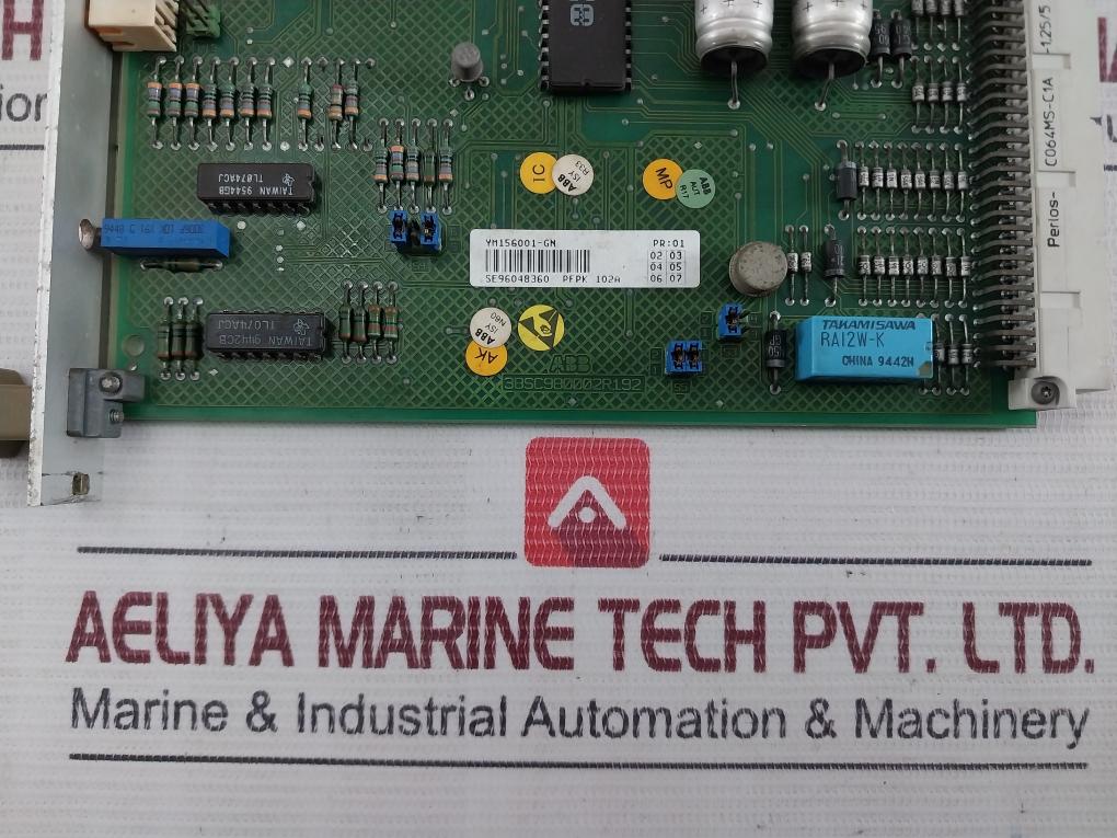 Abb Pfpk 102A Printed Circuit Board Ym156001-gn