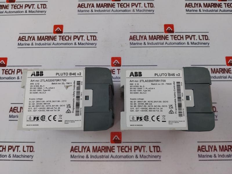 Abb Pluto B46 V2 Programmable Safety Controller 2tla020070r1700