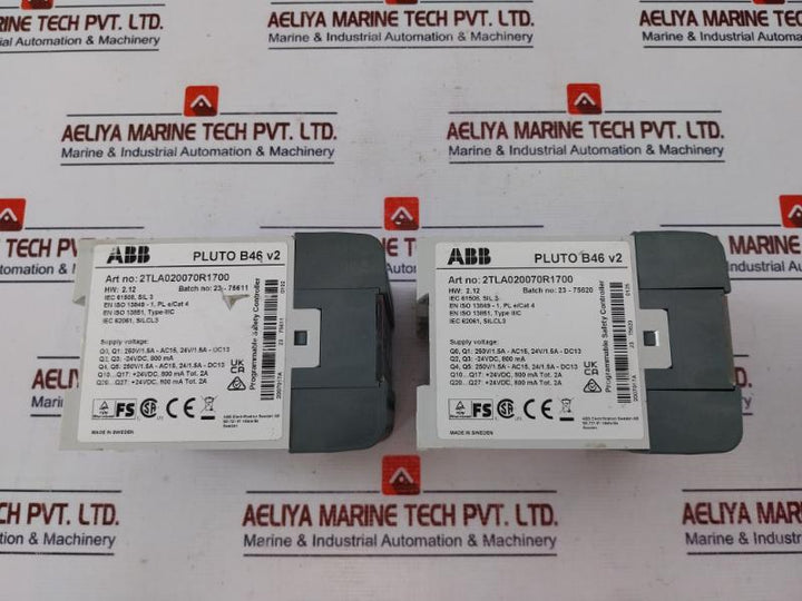 Abb Pluto B46 V2 Programmable Safety Controller 2tla020070r1700