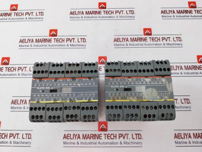 Abb Pluto B46 V2 2Tla020070R1700 Programmable Safety Controller 24 Vdc