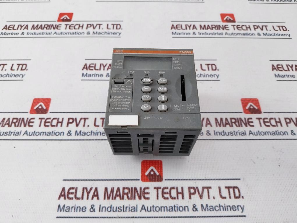 Abb Pm583-eth Processor Module 1Sap140300R0271 – Aeliya Marine Tech®