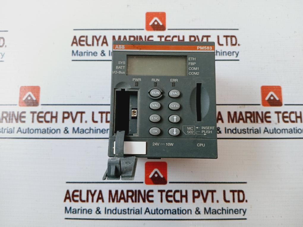 Abb Pm583 Processor Module Memory 1Mb Interfaces Ethernet
