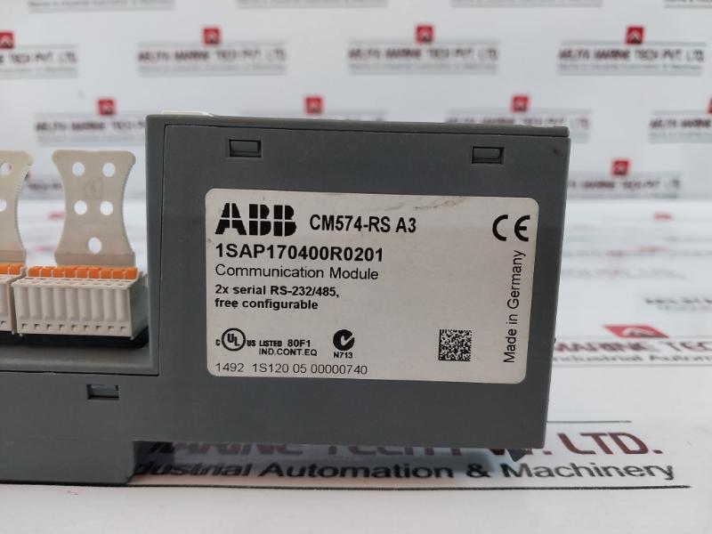 Abb Pm590-eth D8 Cpu, 2Mb Ethernet, 24Vdc, Central Processing Unit