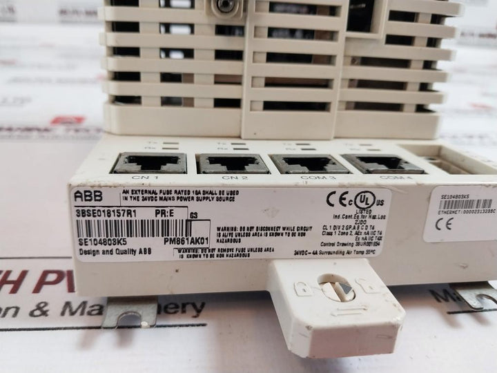 Abb Pm861Ak01 3Bse018157R1 Processor Unit Ac 800M Se104803K5
