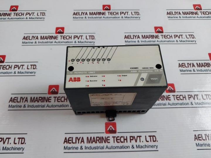 Abb Procontic Cs 31 Icso08R1 I/O Remote Unit 50/60Hz 120Vac 10Va