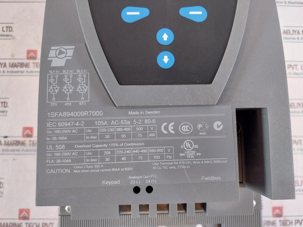 Abb Pst105-600-70/1Sfa894009R7000 Soft Starter 100-250V 50/60Hz