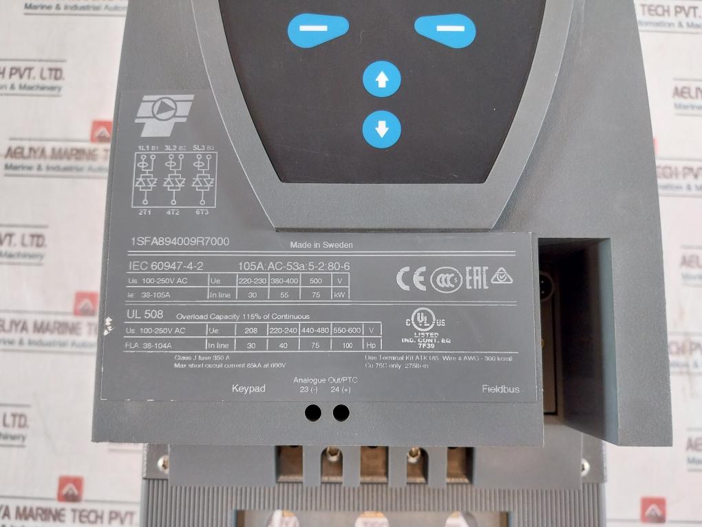 Abb Pst105-600-70 Soft Starter 100-250V 50/60Hz 1Sfa894009R7000