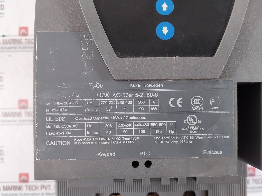 Abb Pst142-600-70 Soft Starter 100-250V 45-142A Iec 60947-4-2