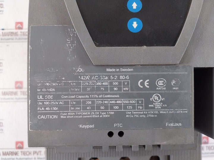Abb Pst142-600-70 Soft Starter 100-250V 45-142A Iec 60947-4-2