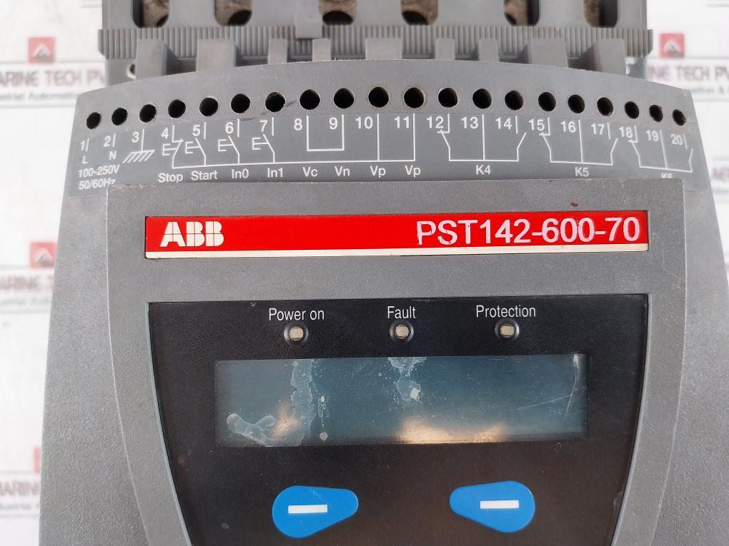 Abb Pst142-600-70 Soft Starter 100-250V 45-142A Iec 60947-4-2