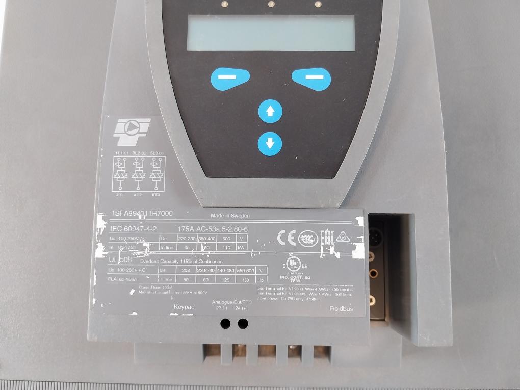 Abb Pst175-600-70 Soft Starter 1Sfa894011R7000 100-250V 50/60Hz