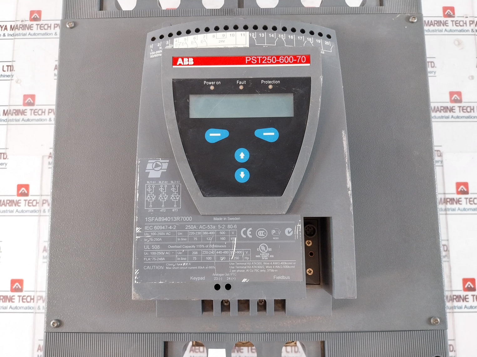 Abb Pst250-600-70 Soft Starter 1Sfa894013R7000/ Ul 508