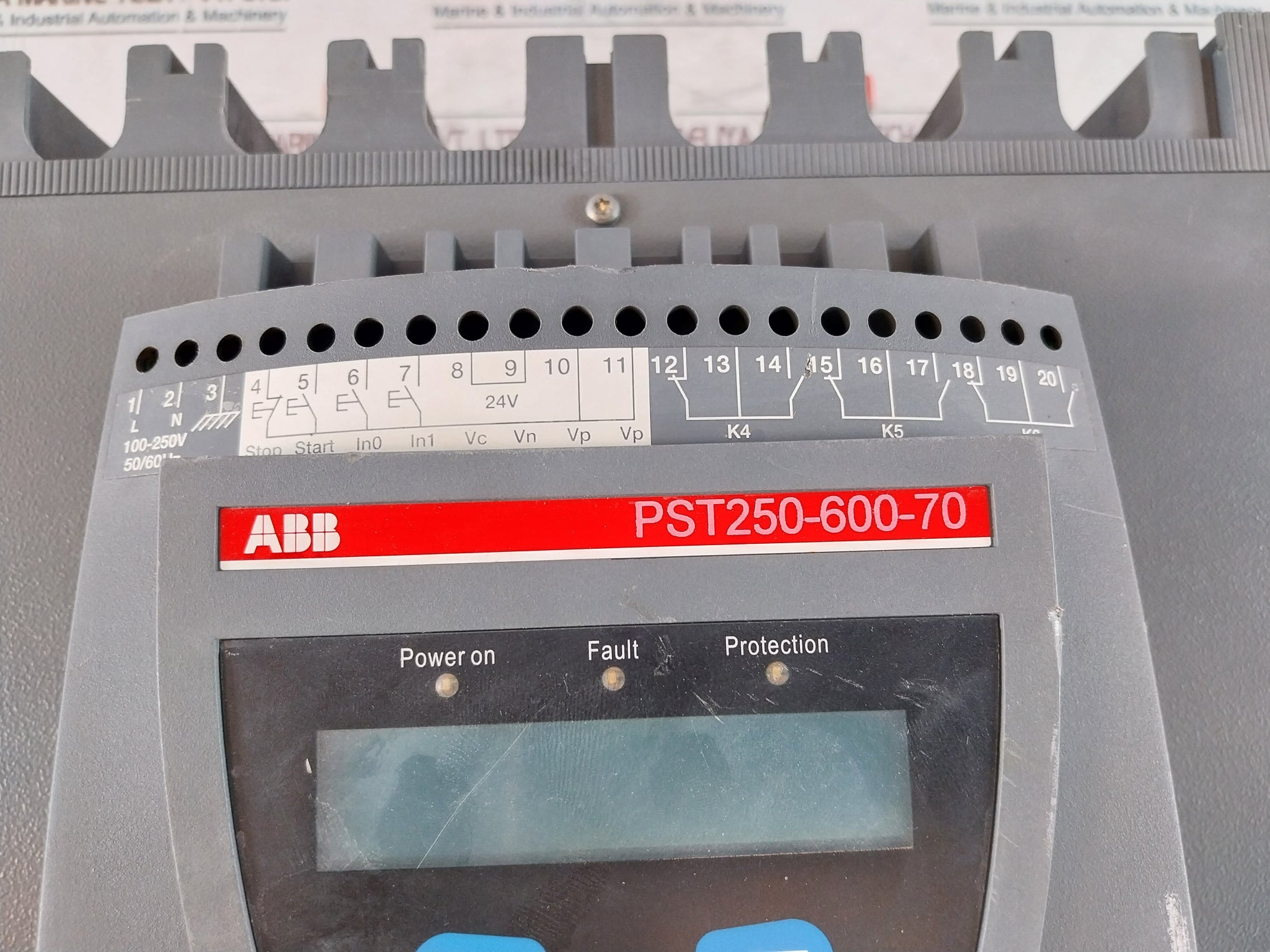 Abb Pst250-600-70 1Sfa894013R7000 Soft Starter 100-250V Ac 50/60Hz 75-250A