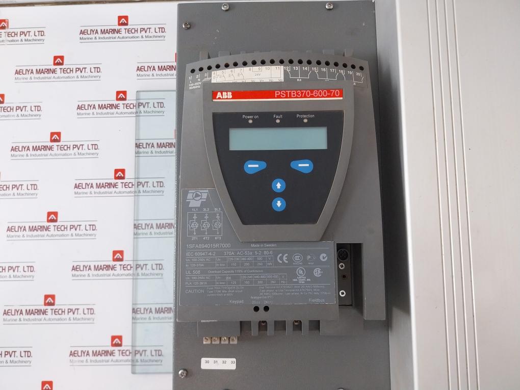 Abb Pstb370-600-70 1Sfa894015R7000 Soft Starter 100-250V 120-370A 50/60Hz
