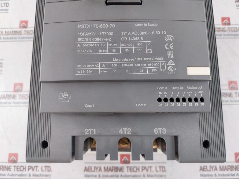 Abb Pstx170-600-70/1Sfa898111R7000/1Sfb573002D1000 Soft Starter