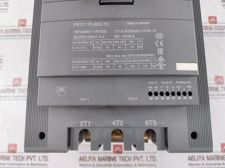 Abb Pstx170-600-70/1Sfa898111R7000/1Sfb573002D1000 Soft Starter