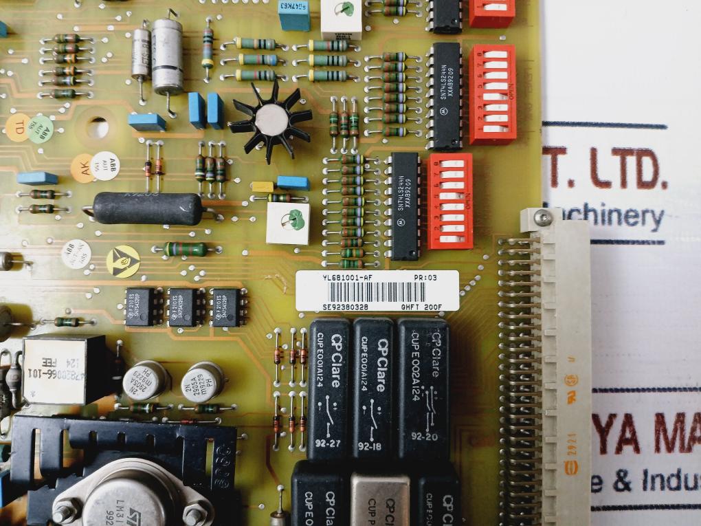 Abb Qhft 200F Pcb Card Yl681001-af