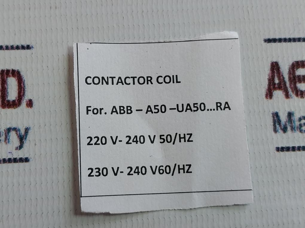 Abb R80 Contactor Coil 220V-240V 50/Hz