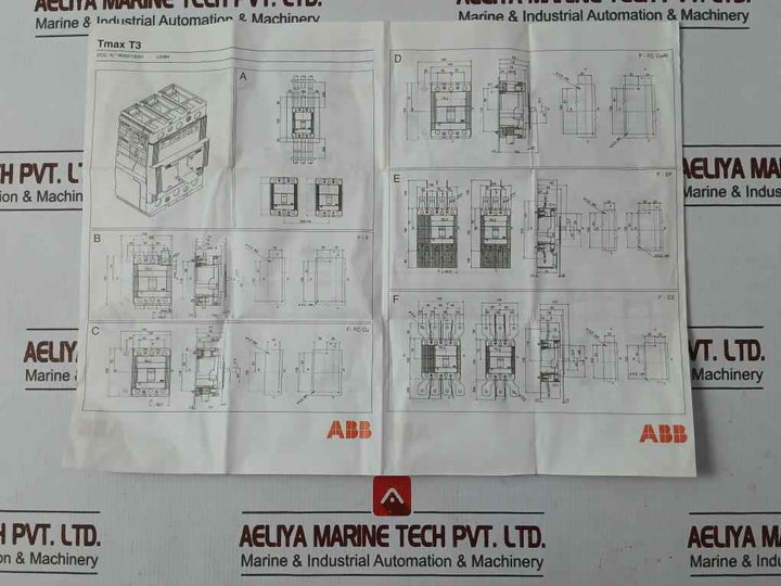 Abb Ra2896/803-zz Circuit Breaker Parts Kit Tmax T3