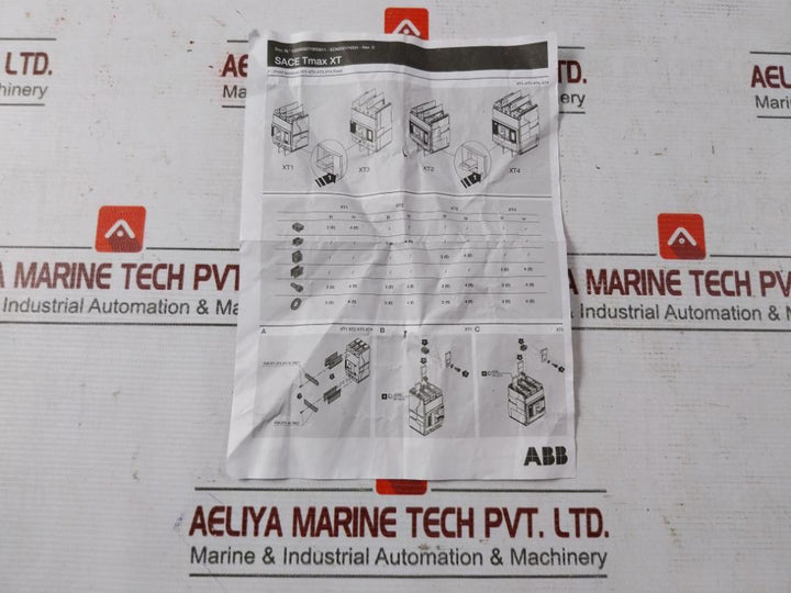 Abb Ra5852906 Circuit Breaker F-front Terminal Assy Kit Rev C