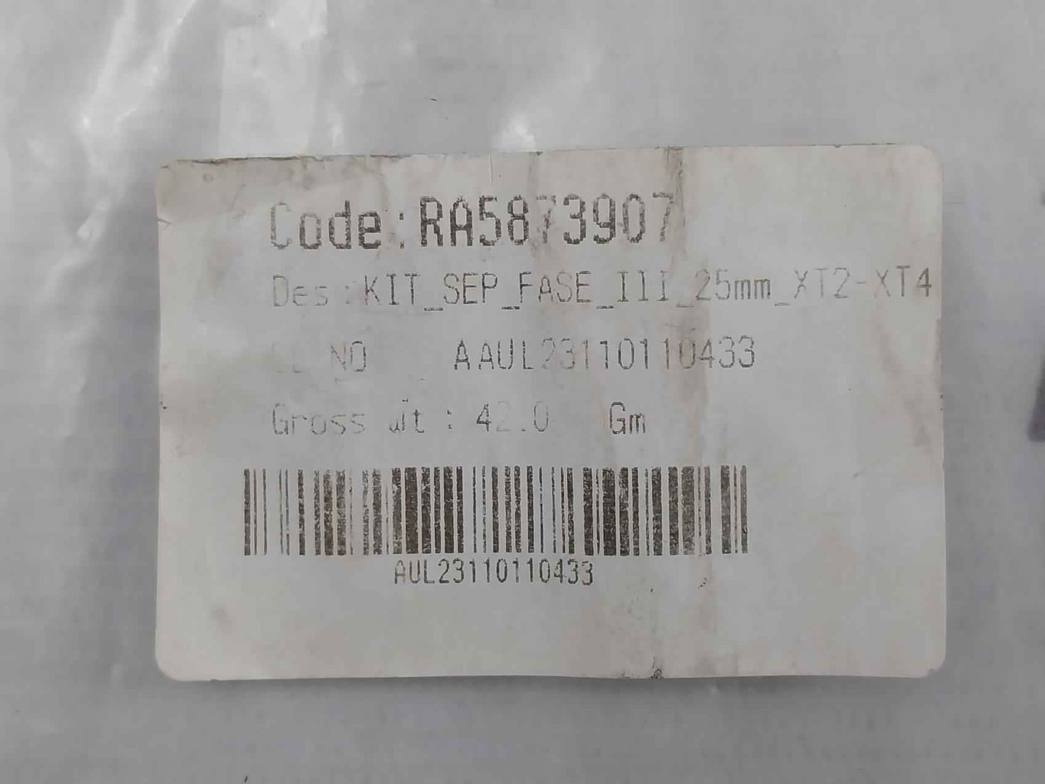 Abb Ra5873907 High Phase Division Partitions Kit Xt-2/4 Ra5873002 4-4
