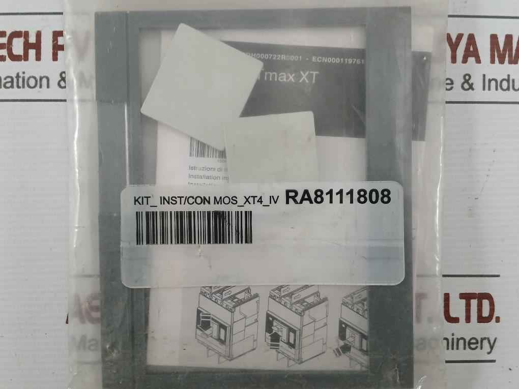 Abb Ra8111808 Installation Kit For Xt4 4P Circuit Breaker