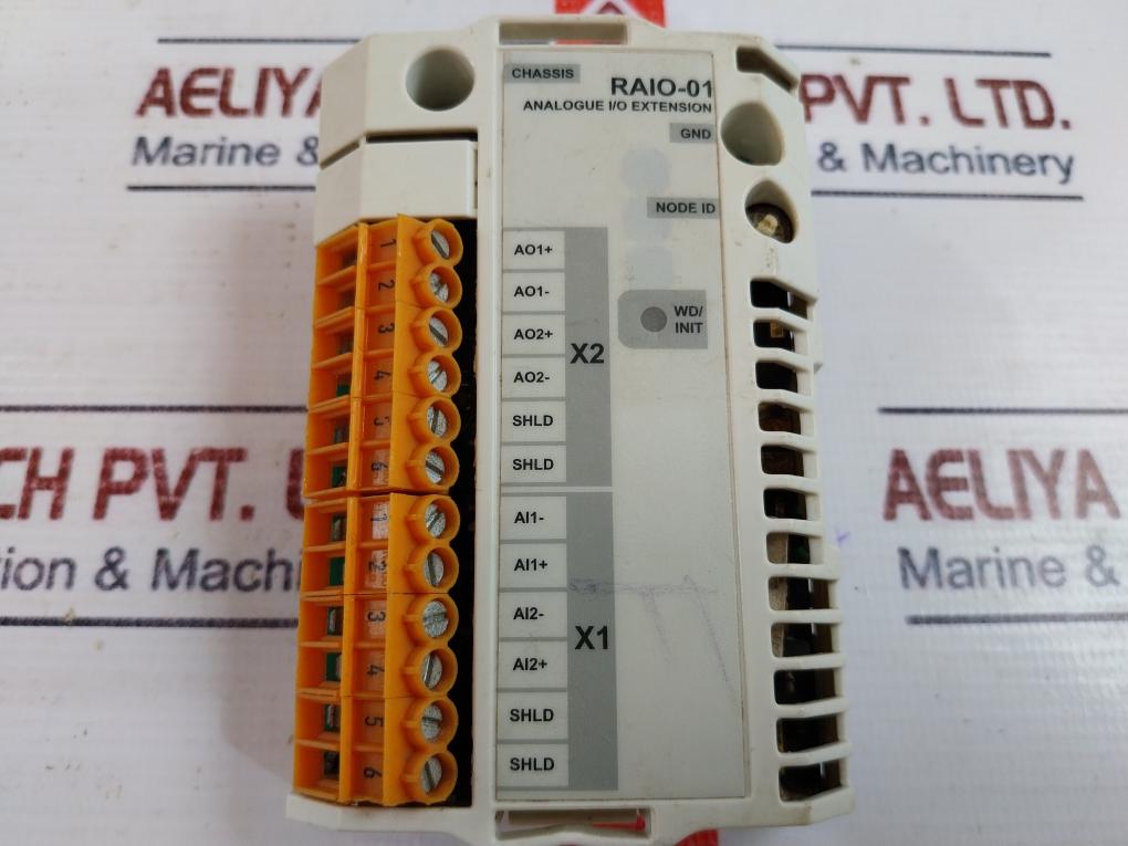 Abb Raio-01 Analog Input Output I/o Extension Module Rev: H