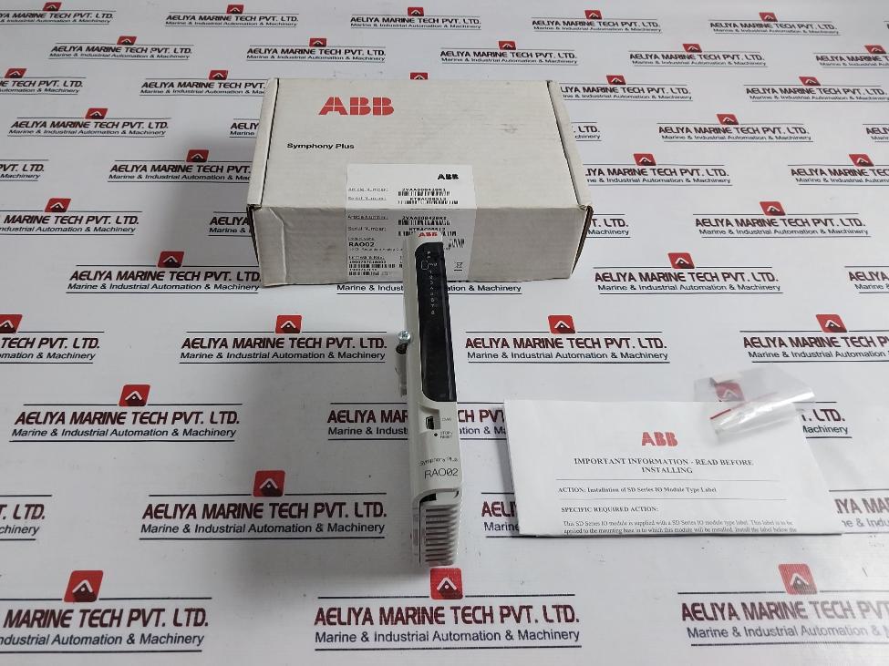 Abb Rao02 16-channel Redundant Analog Output Module 2vaa008428r1 Rev E