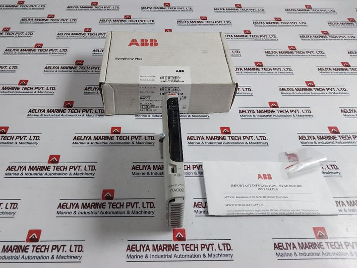 Abb Rao02 16-channel Redundant Analog Output Module 2vaa008428r1 Rev E