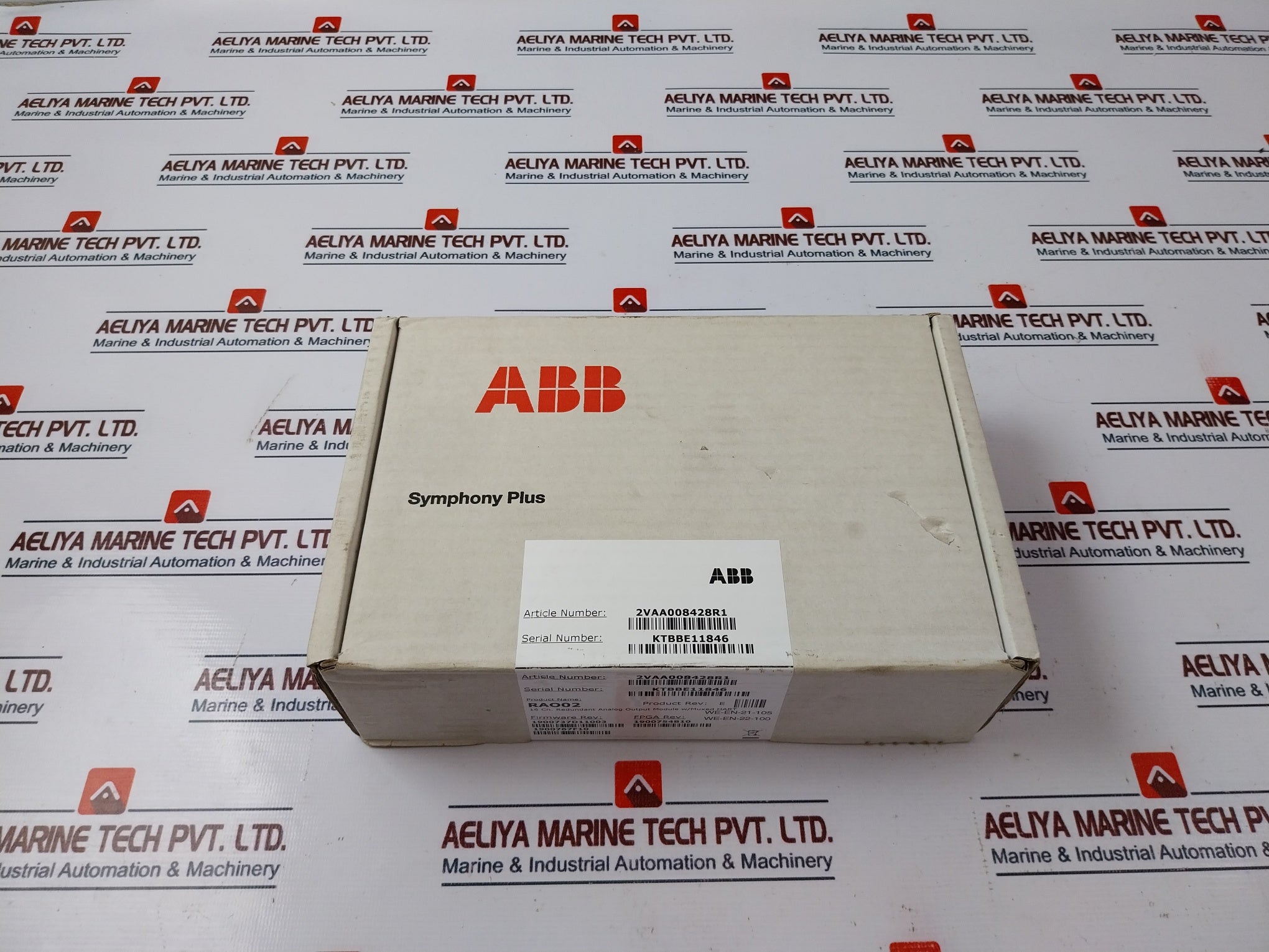 ABB RAO02 16 Channel Redundant Analog Output Module 2VAA008428R1
