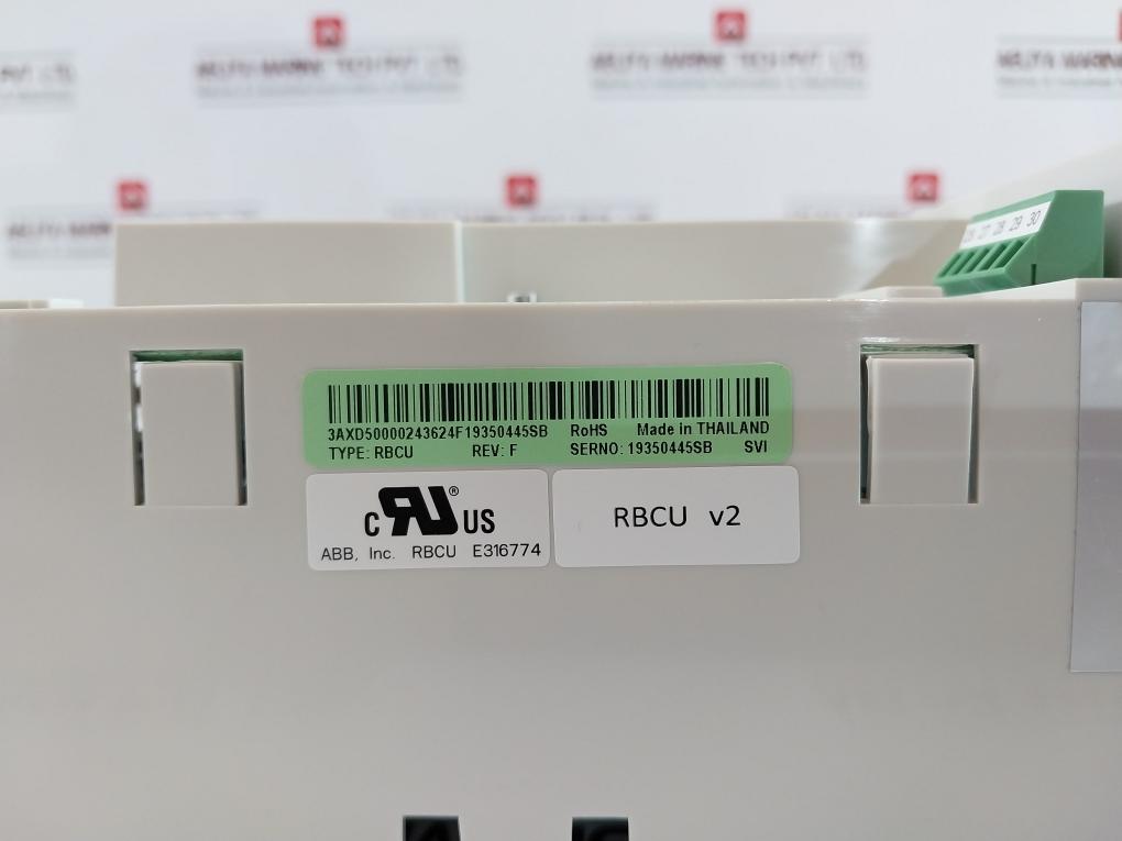 Abb Rbcu E-clipse Bypass Control Unit E316774 Rbio-01 Cp8B E243951 Rev.F