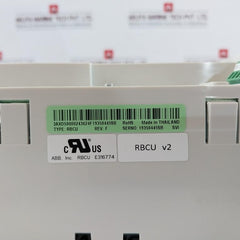 Abb Rbcu E-clipse Bypass Control Unit E316774 Rbio-01 Cp8B E243951 Rev.F