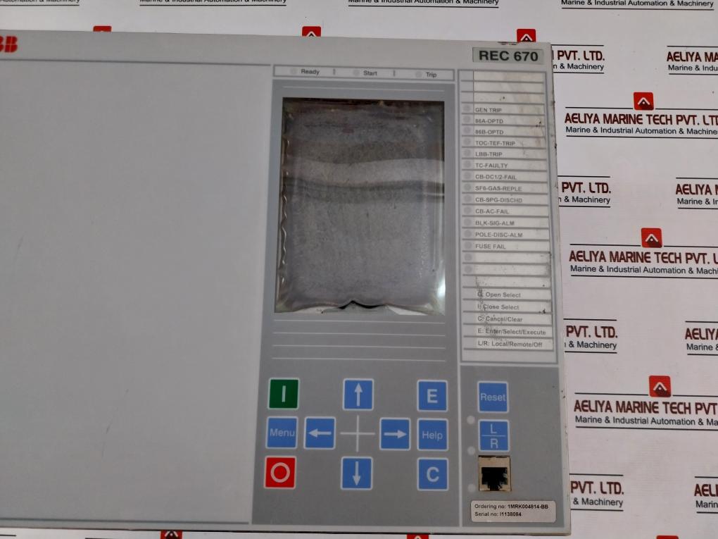 Abb Rec 670 Bay Control Display 220/250Vdc 50/60Hz