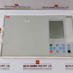 Abb Rec670 Bay Control Unit 1/1B Rev.R.G0 1Mrk002814-aa (Front Panel Only)